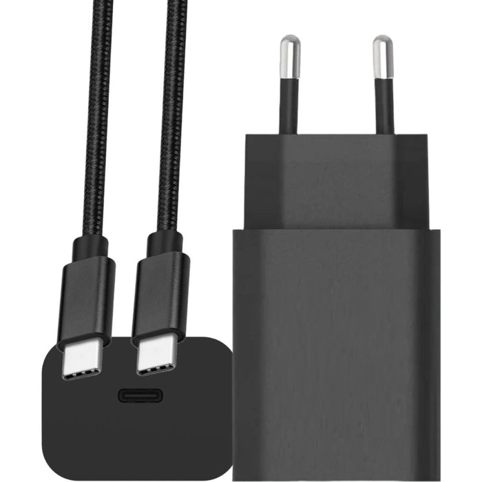 Snellader + USB-C Kabel 2 Meter - Oplader Samsung - Geschikt voor Samsung Galaxy A53, Z Fold 4, Z Flip 4, S22 Ultra, Tab A8, Tab S7