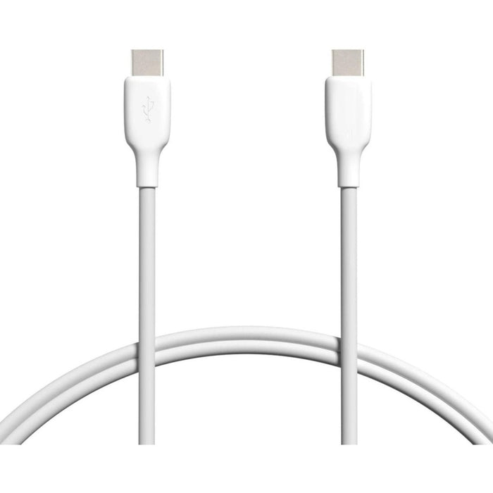 USB-C naar USB-C Kabel 1 Meter - USB-C naar USB C - High-Speed 65W - Opladerkabel - Oplaadkabel - Oplaadsnoer - USB-C Snoer - MacBook - Chromebook - Samsung Kabel - Snoertje - Lader - Oplader USBC Kabel - Wit - Snellader - Kabels - Phreeze