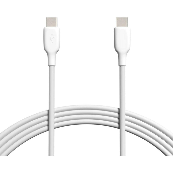 USB-C naar USB-C Kabel 3 Meter - USB-C naar USB C - High-Speed 65W - Opladerkabel - Oplaadkabel - Oplaadsnoer - USB-C Snoer - MacBook - Chromebook - Samsung Kabel - Snoertje - Lader - Oplader USBC Kabel - Wit - Snellader - Kabels - Phreeze