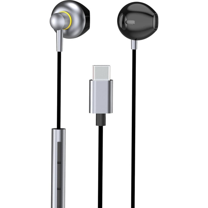 USB-C Oortjes - Oortjes met Draad - Type-C Oordopjes - Type-C Earphones - Oordopjes USB-C - Headset USB-C - Koptelefoon USB-C - OnePlus Oortjes - Oordopjes Samsung - Geschikt voor Samsung S20, S21 Ultra, Huawei, OnePlus - Oordopjes - Phreeze