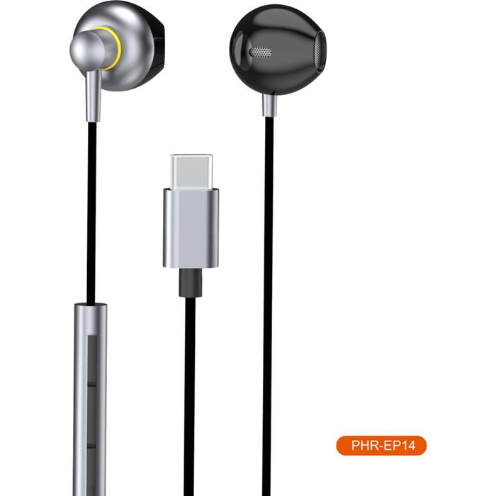 USB-C Oortjes - Oortjes met Draad - Type-C Oordopjes - Type-C Earphones - Oordopjes USB-C - Headset USB-C - Koptelefoon USB-C - OnePlus Oortjes - Oordopjes Samsung - Geschikt voor Samsung S20, S21 Ultra, Huawei, OnePlus - Oordopjes - Phreeze