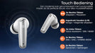 Draadloze Oordopjes Noise Cancelling - Bluetooth Oordopjes - Draadloze oortjes - Oortjes draadloos - Wit - Oordopjes - Phreeze