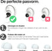 Herbruikbare Oordoppen Slapen – Anti Snurk - Comfortabel Oortjes Siliconen - Hoge Geluidsdemping 35 dB – Slaapoordoppen - Slaap Oordopjes Slapen - Tegen Snurken - Gehoorbescherming - Sleep Plugs - Wit - Oordopjes - Phreeze