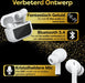 In - Ear Draadloze Oordopjes met Touch Display - Geschikt voor iPhone Oortjes - Nieuwe Bluetooth 5.4 - Noise Cancelling - Oortjes Draadloos - Originele Wireless EarBuds - Phreeze TWS9 Pro - Oordopjes - Phreeze