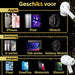 In - Ear Draadloze Oordopjes met Touch Display - Geschikt voor iPhone Oortjes - Nieuwe Bluetooth 5.4 - Noise Cancelling - Oortjes Draadloos - Originele Wireless EarBuds - Phreeze TWS9 Pro - Oordopjes - Phreeze