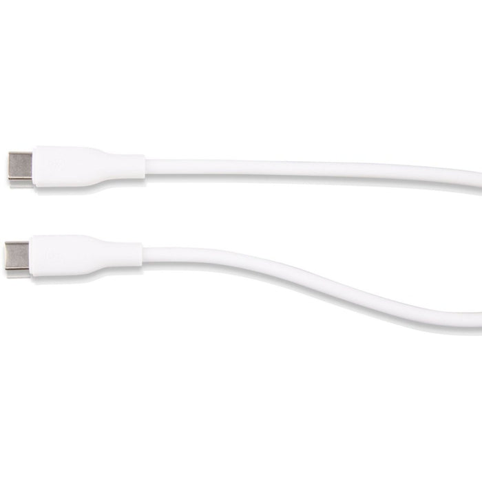 2-in-1 Snellader 20W met nieuwste generatie USB-C 3.1 gen2 - 2m - Wit - TPE - Geschikt voor Smartphone - iPad Pro 3gen - Tablet - Opladers - Phreeze
