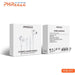 2 Pack Bedrade iPhone Oortjes - Lightning Aansluiting - Uitstekende Geluidskwaliteit - Comfortabel - Handige Bediening - Duurzaam - Stijlvol Design - Oordopjes - Phreeze
