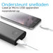 2-PACK Micro-USB Datakabel, Laadkabel - Snellader Kabel - Fast en Quick Charge Oplaadkabel - Micro USB Naar USB-A - Oplaadsnoer Telefoon - JBL - Samsung - Sony - OnePlus - TPE – Wit – 3 Meter - Kabels - Phreeze