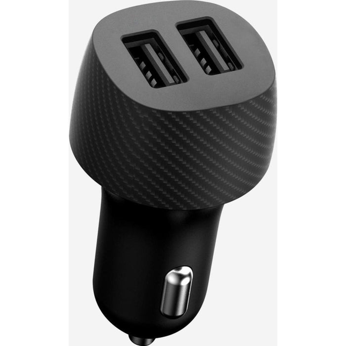 24W Autolader met iPhone Kabel - Veilig en Compact - Snellader - Auto Oplader - Sigaretten Aansteker - Laad 2x zo snel - Opladers - Phreeze