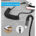 24W Autolader met iPhone Kabel - Veilig en Compact - Snellader - Auto Oplader - Sigaretten Aansteker - Laad 2x zo snel - Opladers - Phreeze
