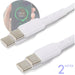 2x USB C naar USB-C Kabel 2 Meter - 60W Super Fast Charge - USB-C Oplader - Oplaadkabel Samsung - Datakabel USB-C - Snellader Samsung - Oplader Samsung A12 / Samsung S20 / Xiaomi Poco X3 Pro / Redmi Note 10 Pro / Oppo A74 / OnePlus Nord 2 - Kabels - Phreeze