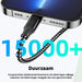 35W Adapter + 2x Oplaadkabel Lightning USB-C 3 Meter - Geschikt voor IPhone 11/12/13/14, iPad Air, 10.2 Pro en MacBook Air - Zwart - Oplader + Kabel / Fast Adapter - Phreeze
