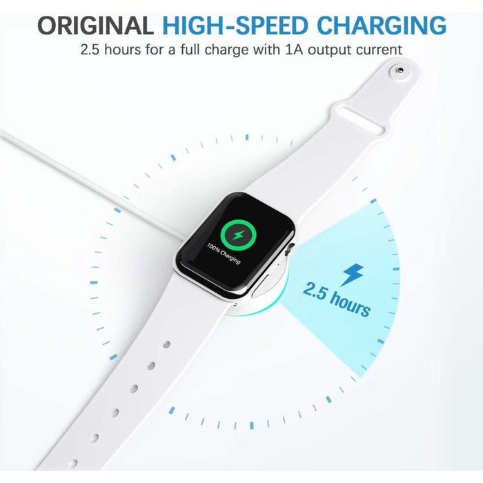 3x Oplader Kabel - Geschikt voor Apple Watch - Magnetisch - Charger - Oplader - Oplaadkabel - Kabel - Dock - Apple Watch Lader - Snoer - Opladers - Phreeze