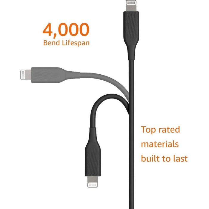 4x iPhone oplader kabel | 30CM | Nylon | Geschikt voor Apple iPhone 6,7,8,X,XS,XR,11,12,Mini,Pro Max- iPhone kabel - iPhone oplaadkabel - iPhone snoertje - iPhone lader - Kabels - Phreeze