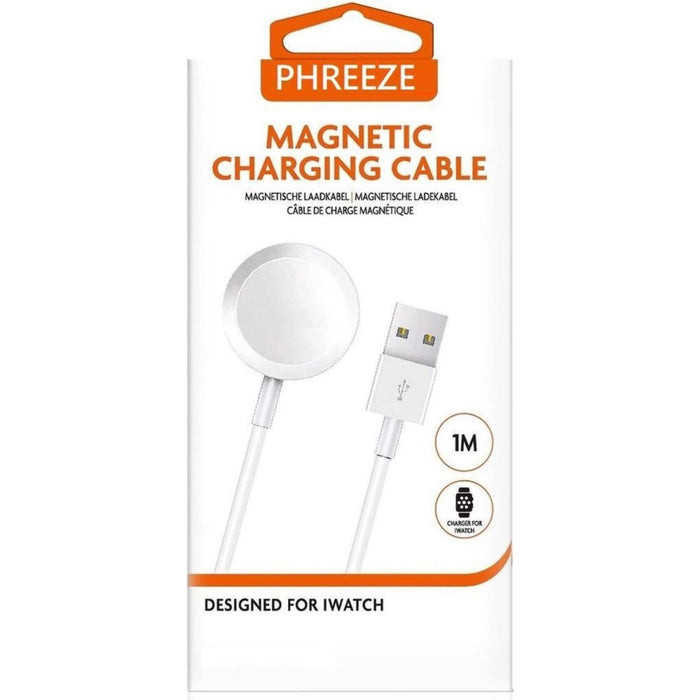 4x Oplader Kabel - Geschikt voor Apple Watch - Magnetisch - Charger - Oplader - Oplaadkabel - Kabel - Dock - Apple Watch Lader - Snoer - Opladers - Phreeze