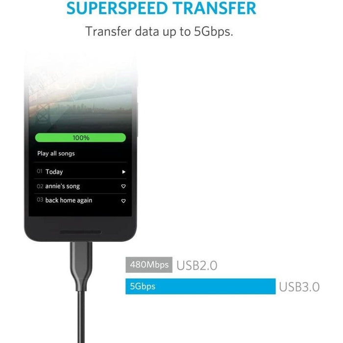 4x USB-C Data- en Laadkabel 1.5M - Uitrekbaar - Krulsnoer- 2.4A Snellader Kabel - Fast en Quick Charge Oplaadkabel - Type C Naar USB-A - Oplaadsnoer Telefoon - Laptop - Samsung Galaxy en Note - Sony - OnePlus - Gevlochten Nylon – Zwart - Kabels - Phreeze
