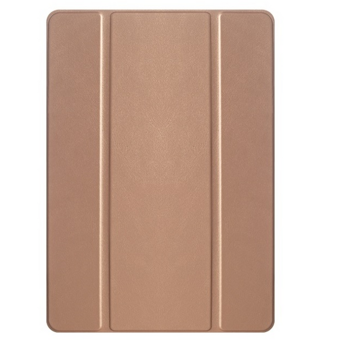 iPad 2021 Hoes - iPad 10.2 2019/2020/2021 Case - iPad 10.2 Hoesje Goud - Clear Back Folio Cover met Apple Pencil Opbergvak - Hoesje voor iPad 10.2 7e, 8e en 9e generatie