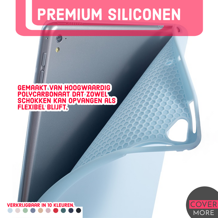 iPad Air 3 (2019) 10.5 Hoes - iPad Air 2019 (3e generatie) Case - Roze - Smart Folio iPad Air Cover met Apple Pencil Opbergvak - Hoesje voor Apple iPad Air 3e Generatie (2019) 10.5 inch