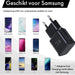 Adaptive Fast Charger voor Samsung - 2 Stuks - Snellader Samsung A50/A51/A52/A53, S20,S21,S22 etc. - Opladers - Phreeze