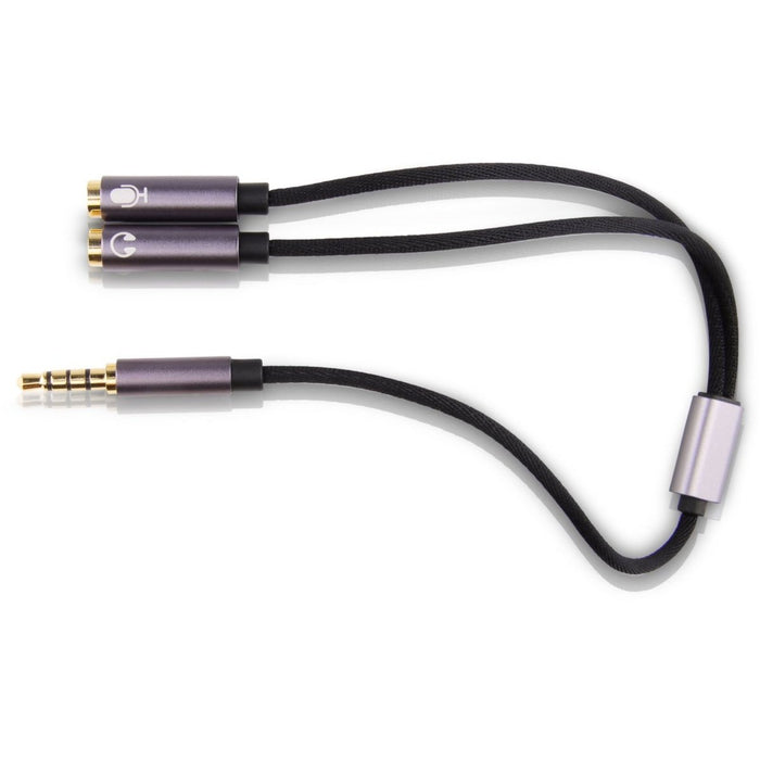Audio Splitter - Ondersteunt Lossless Audio - Aux Splitter - 3,5 mm Jack - Audio Jack Splitter - Microfoon en Koptelefoon Splitter - Headset Splitter - Splitter - Audio Splitter - Headset Kabel - Headset Adapter - Audio & Video - Phreeze