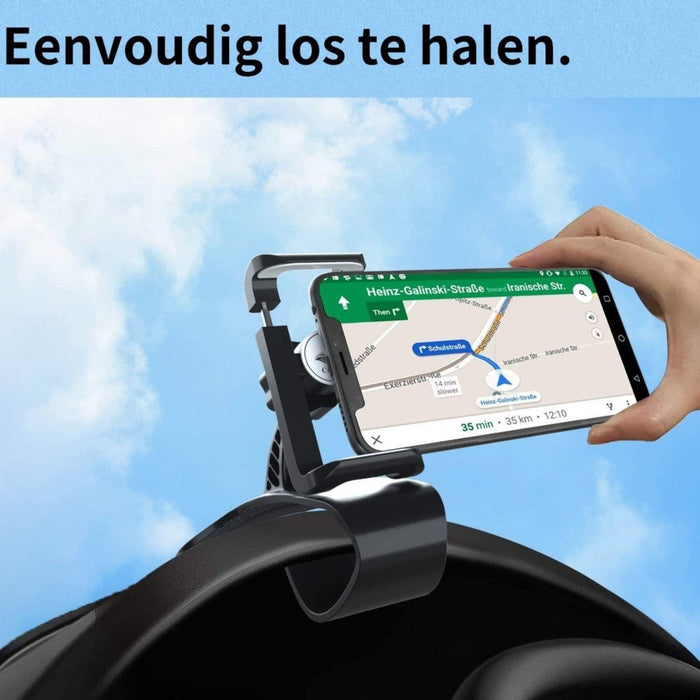 Auto Accessoires - Telefoonhouder Auto - HUD View Display - 360 Graden Draaibaar - Premium Design - Autohouders - Phreeze