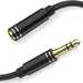 Aux Verlengkabel | Verlengkabel Audio Jack 1 Meter | Verlengsnoer Audio | 3.5 mm naar audio jack | Vergulde connectoren | - Audio & Video - Phreeze