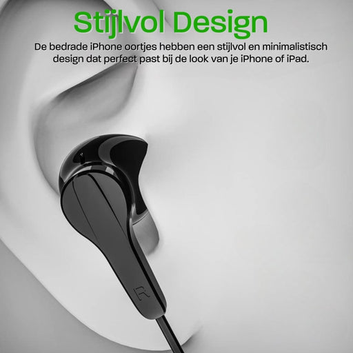 Bedrade Lightning Oortjes - In-Ear Design - Geschikt voor iPad en iPhone - Oordopjes met Draad - iPhone Headset - Premium Kwaliteit - Oordopjes - Phreeze