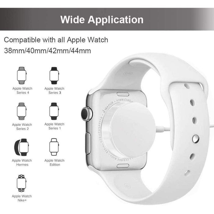 Draadloos Oplaadkabel Apple Watch | 1 Meter | Apple Watch Lader Draadloos | Apple Watch Kabel | Geschikt voor Apple Watch 1/2/3/4/5/6 - Opladers - Phreeze