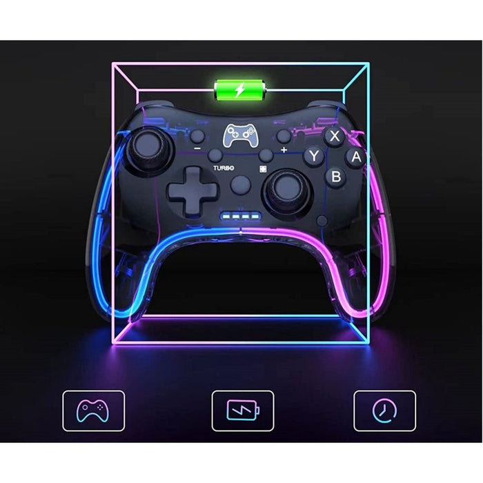 Draadloze Pro Controller - Controllers geschikt voor Nintendo Switch, Nintendo Oled en Nintendo Switch Lite - Macro Knoppen - Turbo Knop - Geschikt voor Nintendo Switch Controller - Macro Knop - Turbo Knop - Gaming Controllers - Phreeze