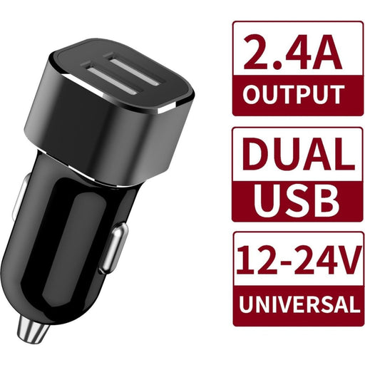 Dubbele USB Auto Oplader 12V / 24V Sigarettenaansteker Poort Autolader - Twee poorten - Voor iPhone & Samsung Snellader - Autoladers - Phreeze