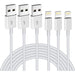 Fast Charge iPhone Kabel - 2 Meter - 3 PACKS - Oplaadkabel iPhone - Gecertificeerd voor Apple iPhone en Apple iPad - Kabels - Phreeze