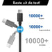 Fast Charge Oplader voor Samsung 20W - USB C Snellader met 1.2 meter kabel - Zwart - Opladers - Phreeze