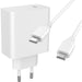 Fast Charger USB-C + TPE USB-C naar USB-C Oplader Kabel 3 Meter- 45W - Super Fast Charging - Universele Thuislader - USB-C - Adapter voor Samsung S22, S21, S20, Tab S7, Tab S8 - Opladers - Phreeze