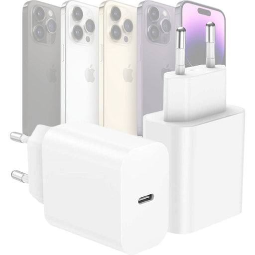 Gecertificeerde iPhone 14 Snellader - USB C - Power Adapter voor Apple iPhone 14, iPhone 14 Plus, iPhone 14 Pro en iPhone 14 Pro Max - Opladers - Phreeze