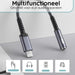 Gevlochten Lightning naar Jack 3,5mm Kabel - Voor Apple iPhone X/11/12/13/14 en Apple iPad Air 2/3, 10.2, 2022 - Audio & Video - Phreeze