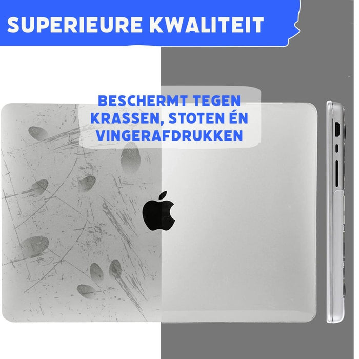 Hardcover Case Cover Voor Apple Macbook Pro 13.3 Inch 2020/2021 (A2289/A2251/A2338//A2519/A1706/A1708/1989) Hard Shell Hoes - Notebook Sleeve Skin Protector Hardshell - Hardcase Beschermhoes - Crystal Clear - Transparant - MacBook Hardcase - Phreeze