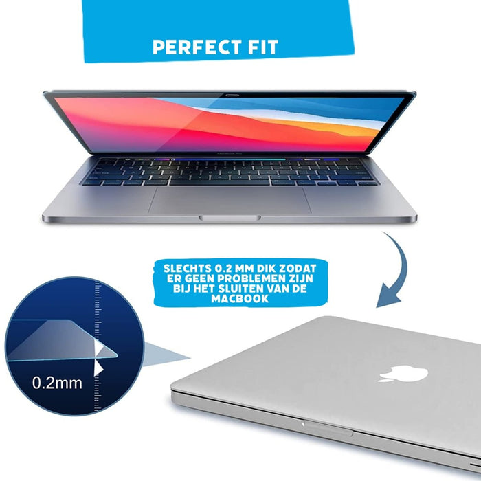 Hardcover Case Cover Voor Apple Macbook Pro 13.3 Inch 2020/2021 (A2289/A2251/A2338//A2519/A1706/A1708/1989) Hard Shell Hoes - Notebook Sleeve Skin Protector Hardshell - Hardcase Beschermhoes - Crystal Clear - Donker Groen - MacBook Hardcase - Phreeze