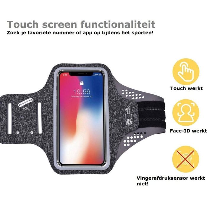 Hardloop Armband Telefoon | Geschikt voor iPhone 11 Pro Max | Hardloop Armband | Hardloop Telefoonhouder iPhone 11 Pro Max | Hardloop Telefoonhouder | Hardloop Armband - Sport Armbanden - Phreeze