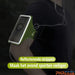 Hardloop Telefoonhouder met Oortjes Opbergvak - Sport Armband - Hardloop Band Smartphone - Voor Samsung en iPhone - Zwart/Groen - Sport Armbanden - Phreeze