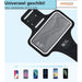 Hardloop telefoonhouder | Polsband | Hardloop armband telefoon | Universeel | Iphone 11 Pro | XS | X | 8 | 7 | 6 | Samsung S8/S9/S10/S8+/S9+/S10+ | Huawei | Hardloop accesoires | Hardlopen | Sport armband | Telefoonhouder - Sport Armbanden - Phreeze