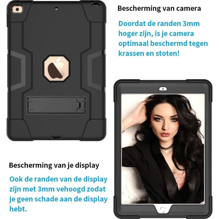 iPad 10.2 (2019) Schokbestendige Stevige Hoes | Extreme Bescherming | Apple iPad 10.2 Hoesje | iPad 7 Hoesje | Apple iPad 7 (2019) Case | Geschikt voor Apple iPad 7 (2019) 10.2 inch | Apple iPad 10.2 2019 (10.2 inch) Hoes - Tablet Hoezen - Phreeze