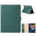 iPad 10.2 2019/2020/2021 Hoes Groen - Premium iPad 2021 Hoesje van Vegan Leer - Apple iPad 10.2 Case - Luxe iPad 10.2 Cover - Tablet Hoezen - Phreeze