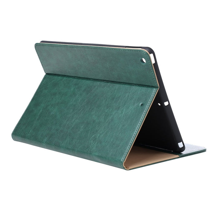 iPad 10.2 2019/2020/2021 Hoes Groen - Premium iPad 2021 Hoesje van Vegan Leer - Apple iPad 10.2 Case - Luxe iPad 10.2 Cover - Tablet Hoezen - Phreeze