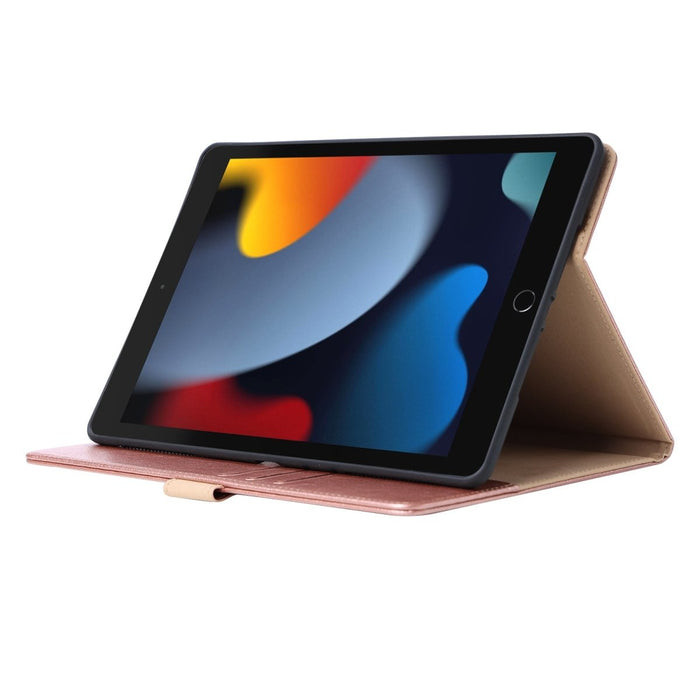 iPad 10.2 2019/2020/2021 Hoes Roze Goud - Premium iPad 2021 Hoesje van Vegan Leer - Apple iPad 10.2 Case - Luxe iPad 10.2 Cover - Tablet Hoezen - Phreeze