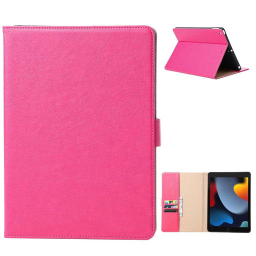 iPad 10.2 2019/2020/2021 Hoes Roze - Premium iPad 2021 Hoesje van Vegan Leer - Apple iPad 10.2 Case - Luxe iPad 10.2 Cover - Tablet Hoezen - Phreeze