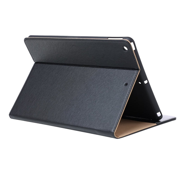 iPad 10.2 2019/2020/2021 Hoes Zwart - Premium iPad Hoesje van Vegan Leer - Apple iPad 10.2 Case - Luxe iPad 10.2 Cover - Tablet Hoezen - Phreeze