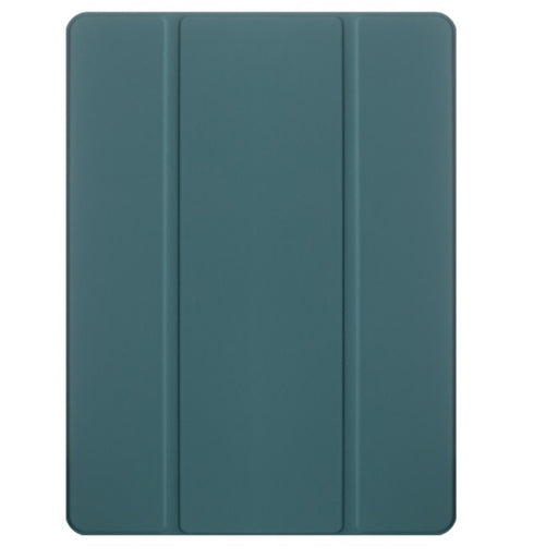 iPad 2021 Hoes - iPad 10.2 2019/2020/2021 Case - iPad 10.2 Hoesje Donker Groen - Clear Back Folio Cover met Apple Pencil Opbergvak - Hoesje voor iPad 10.2 7e, 8e en 9e generatie - Tablet Hoezen - CoverMore
