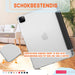 iPad 2021 Hoes - iPad 10.2 2019/2020/2021 Case - iPad 10.2 Hoesje Groen - Clear Back Folio Cover met Apple Pencil Opbergvak - Hoesje voor iPad 10.2 7e, 8e en 9e generatie - Tablet Hoezen - CoverMore