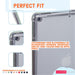 iPad 2021 Hoes - iPad 10.2 2019/2020/2021 Case - iPad 10.2 Hoesje Groen - Clear Back Folio Cover met Apple Pencil Opbergvak - Hoesje voor iPad 10.2 7e, 8e en 9e generatie - Tablet Hoezen - CoverMore