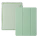 iPad 2021 Hoes - iPad 10.2 2019/2020/2021 Case - iPad 10.2 Hoesje Groen - Clear Back Folio Cover met Apple Pencil Opbergvak - Hoesje voor iPad 10.2 7e, 8e en 9e generatie - Tablet Hoezen - CoverMore